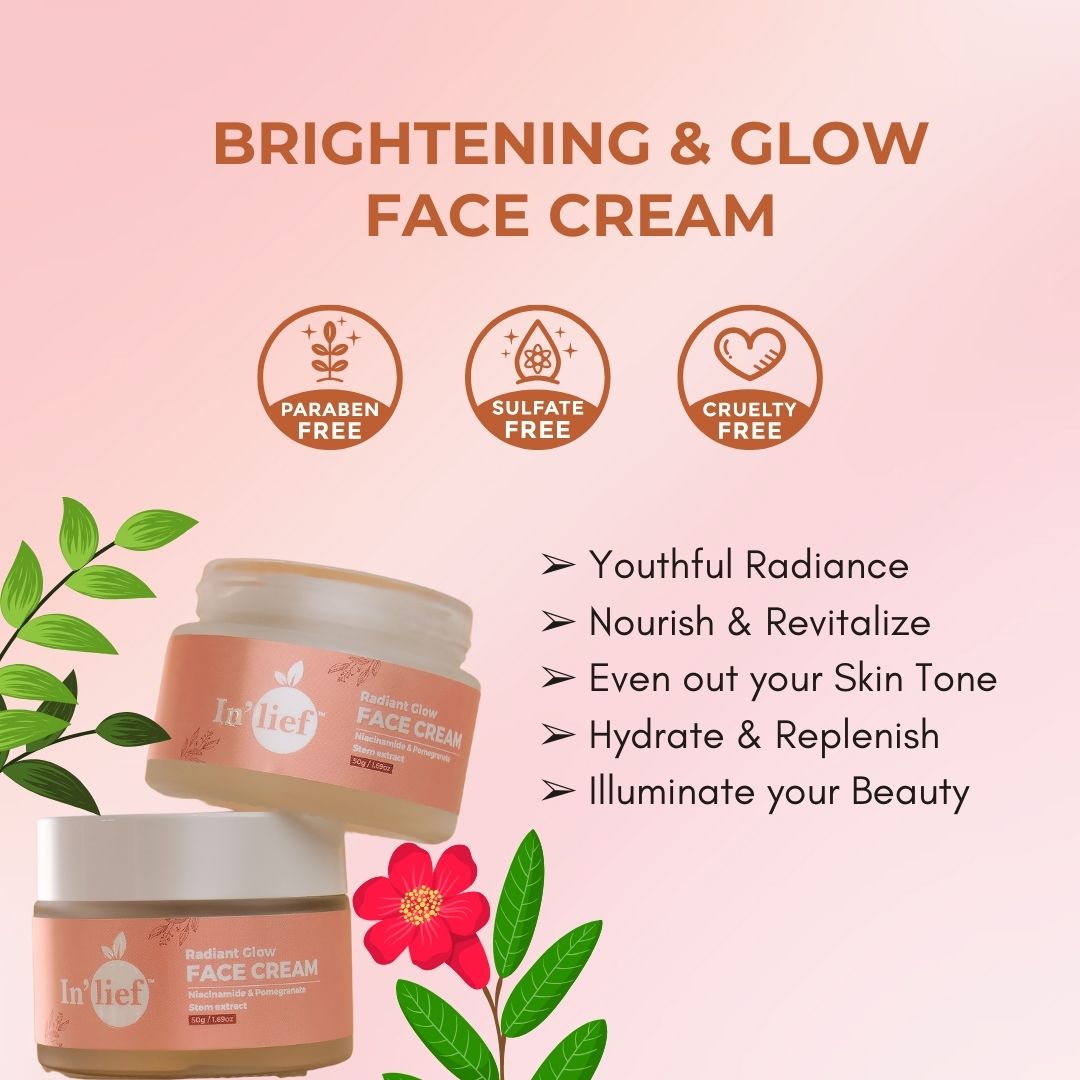 In'Lief  Face Cream + Face Wash  + Face Serum  Combo Pack - Shop authentic Indian Beauty by Inlief