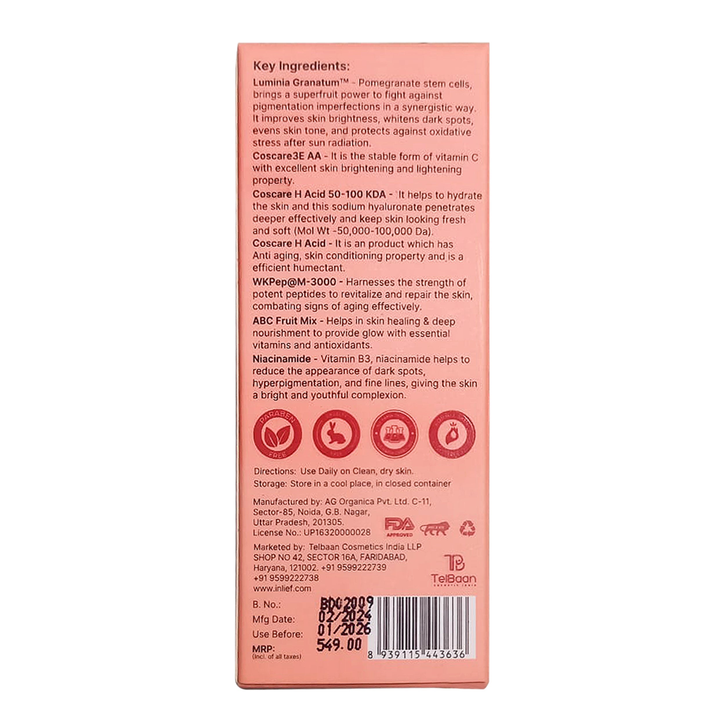 In'Lief Face Serum - Shop authentic Indian Beauty by Inlief