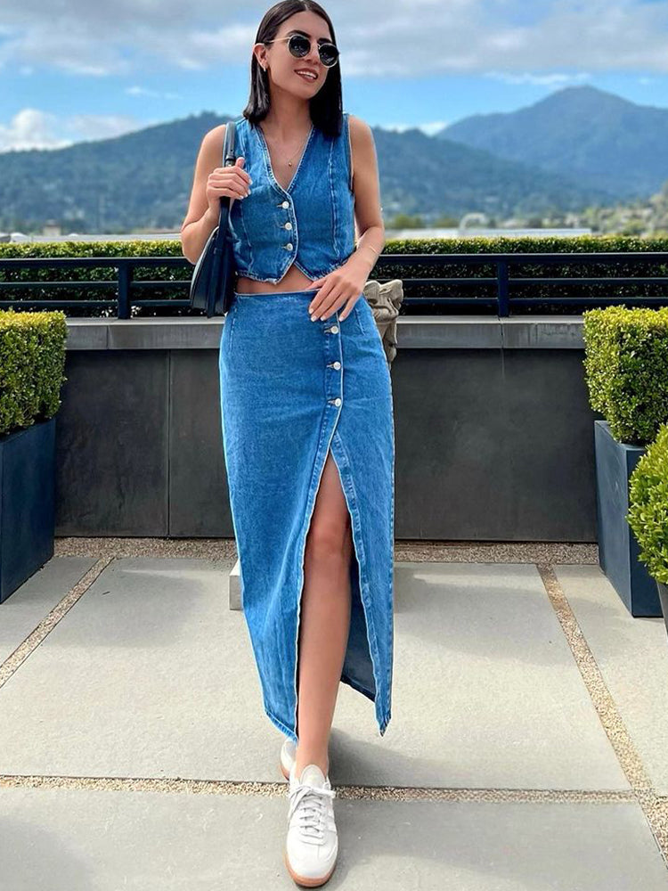 Jessica Solid Coord Set - Shop authentic Indian Women's Fashion by TrenBee