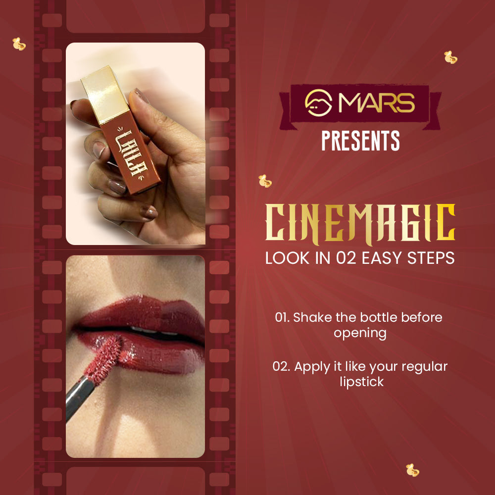CineMagic | Non Transfer Lip Gloss - Shop authentic Indian Beauty by MARS Cosmetics