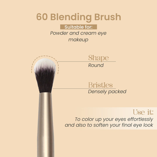 Blending Brush 60 - Shop authentic Indian Beauty by Milagro Beauty
