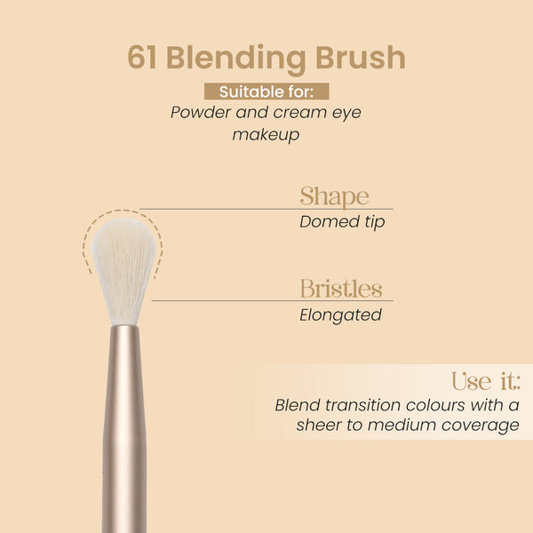 Blending Brush 61 - Shop authentic Indian Beauty by Milagro Beauty