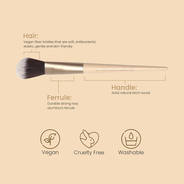 Contour Blush Brush 05 - Shop authentic Indian Beauty by Milagro Beauty