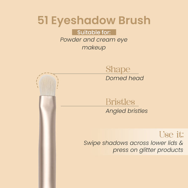 Eyeshadow Brush 51 - Shop authentic Indian Beauty by Milagro Beauty