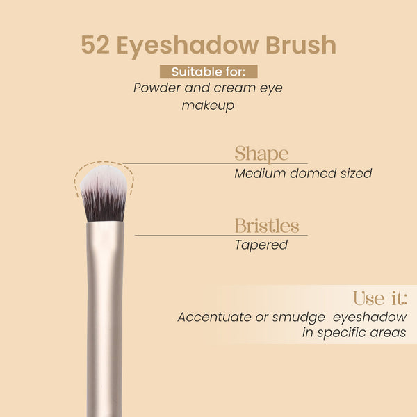 Eyeshadow Brush 52 - Shop authentic Indian Beauty by Milagro Beauty