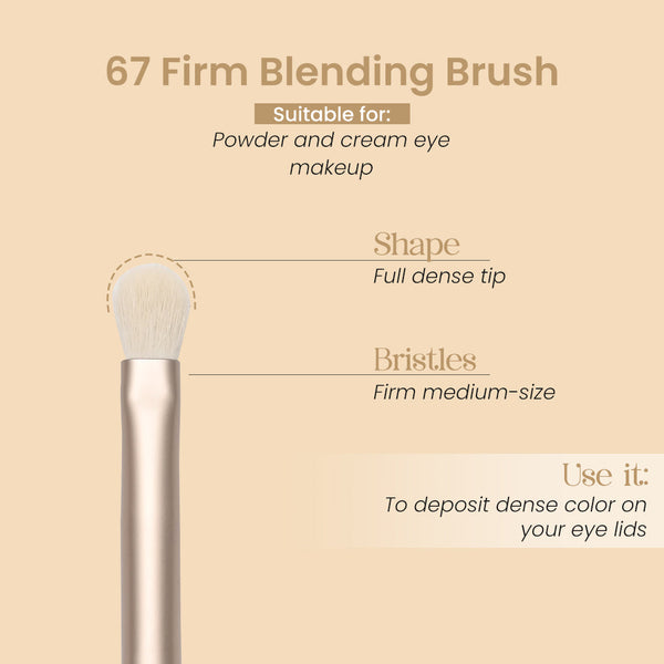 Firm Blending Brush 67 - Shop authentic Indian Beauty by Milagro Beauty