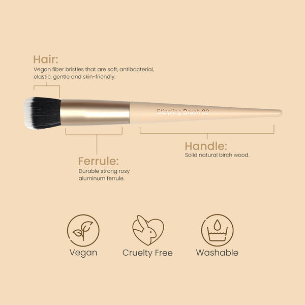 Stippling Brush 9 - Shop authentic Indian Beauty by Milagro Beauty