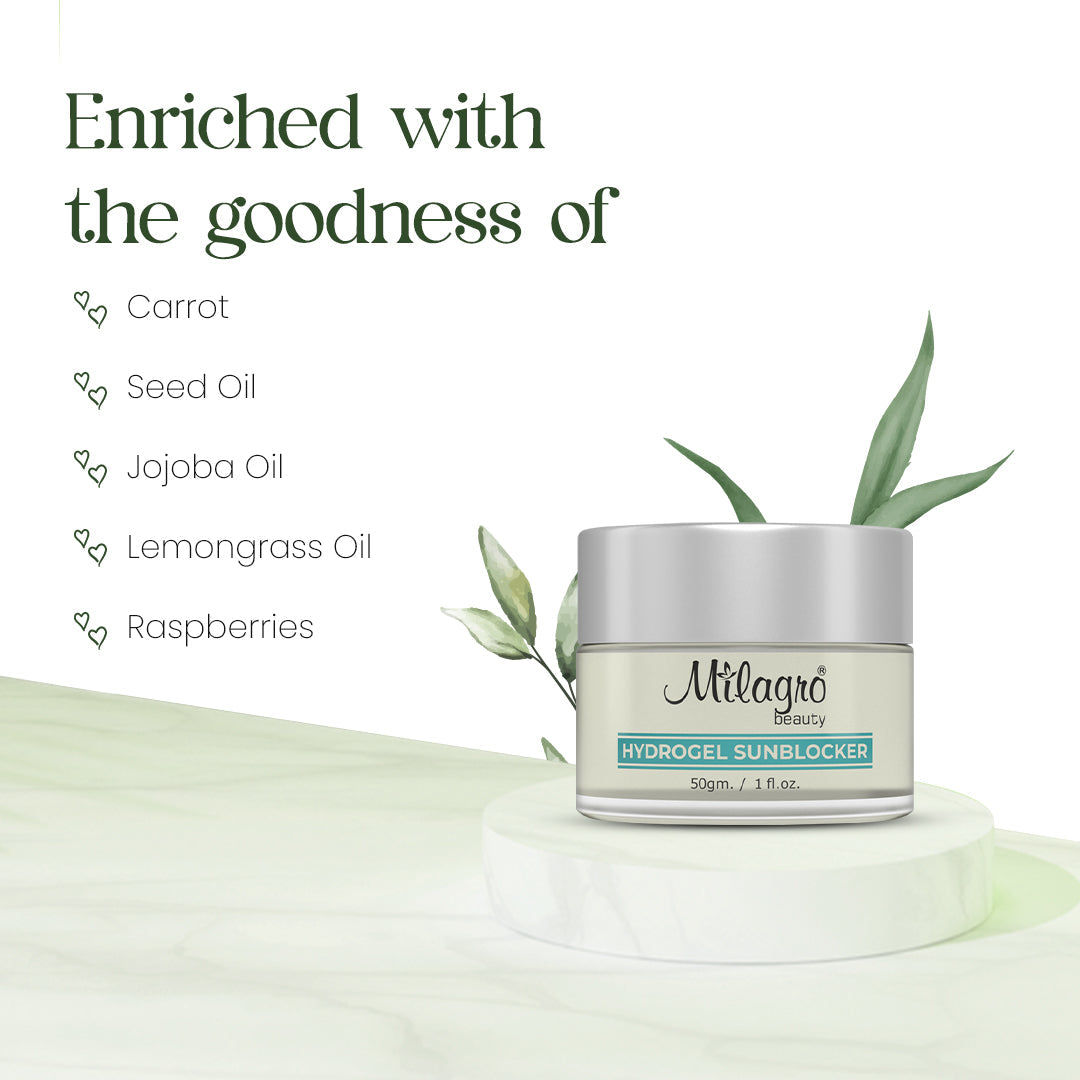Milagro - Hydrogel Sunblocker - Shop authentic Indian Beauty by Milagro Beauty