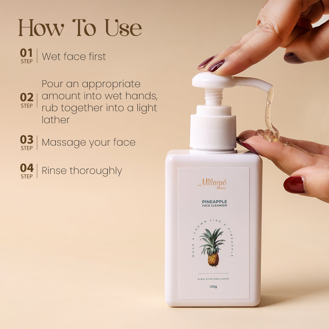 Pineapple Face Cleanser - Shop authentic Indian Beauty by Milagro Beauty