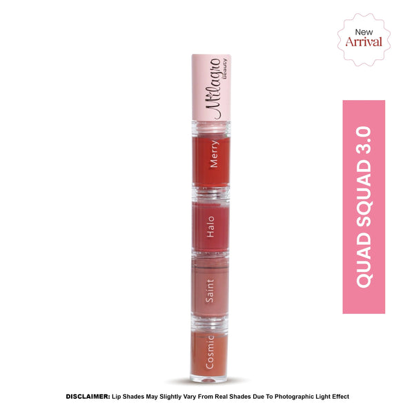 Milagro Beauty Quad Squad 3.0 - Shop authentic Indian Beauty by Milagro Beauty