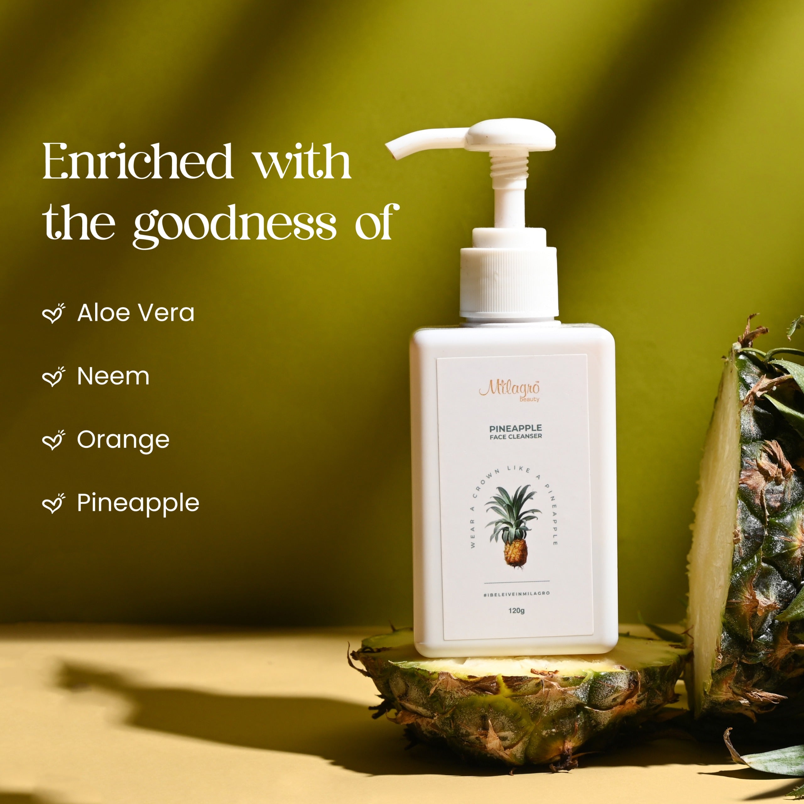 Pineapple Face Cleanser - Shop authentic Indian Beauty by Milagro Beauty