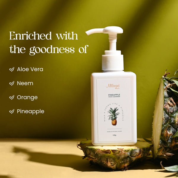 Pineapple Face Cleanser - Shop authentic Indian Beauty by Milagro Beauty