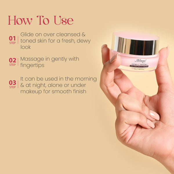 Milagro Beauty Honey Yogurt Moisturizer - Shop authentic Indian Beauty by Milagro Beauty