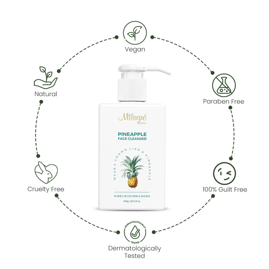 Pineapple Face Cleanser - Shop authentic Indian Beauty by Milagro Beauty