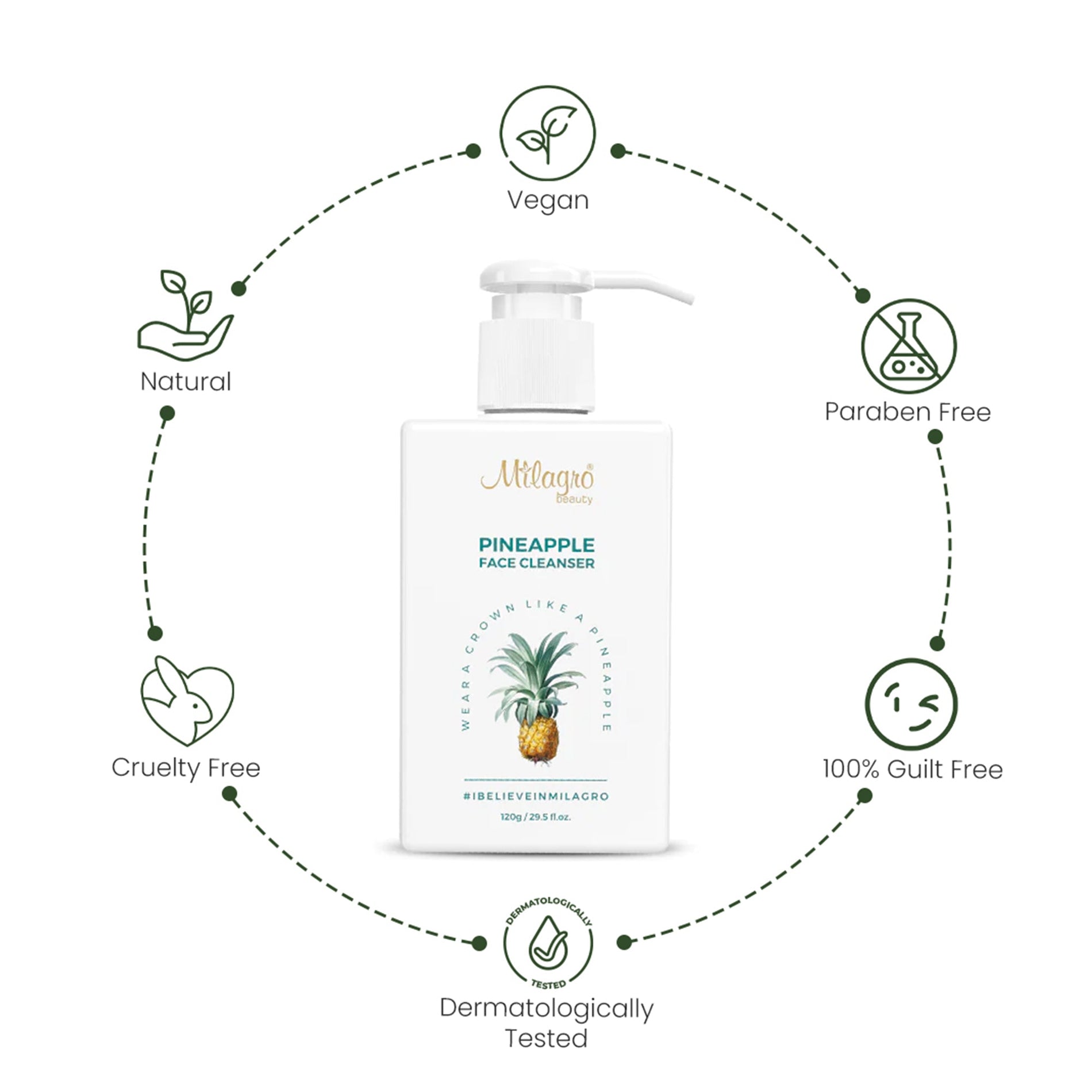 Pineapple Face Cleanser - Shop authentic Indian Beauty by Milagro Beauty