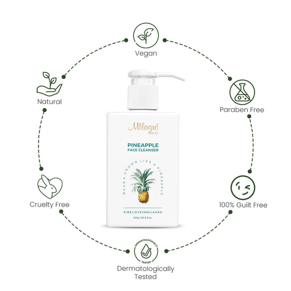 Pineapple Face Cleanser - Shop authentic Indian Beauty by Milagro Beauty