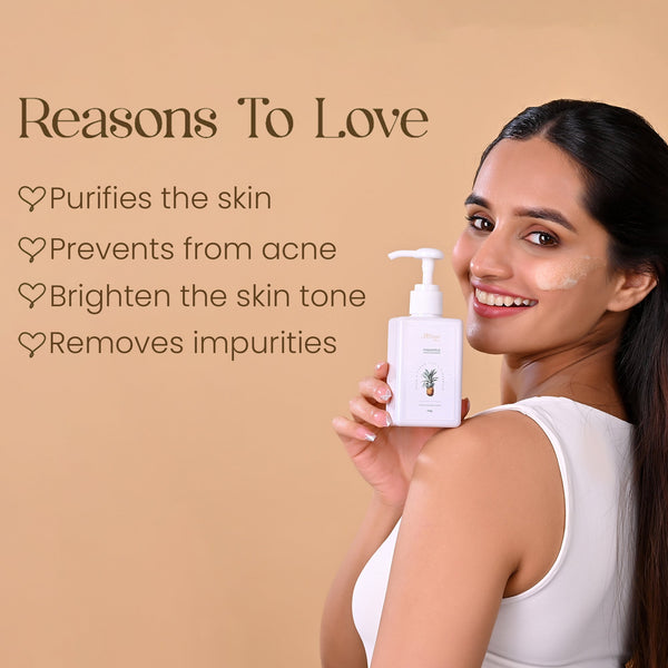 Pineapple Face Cleanser - Shop authentic Indian Beauty by Milagro Beauty