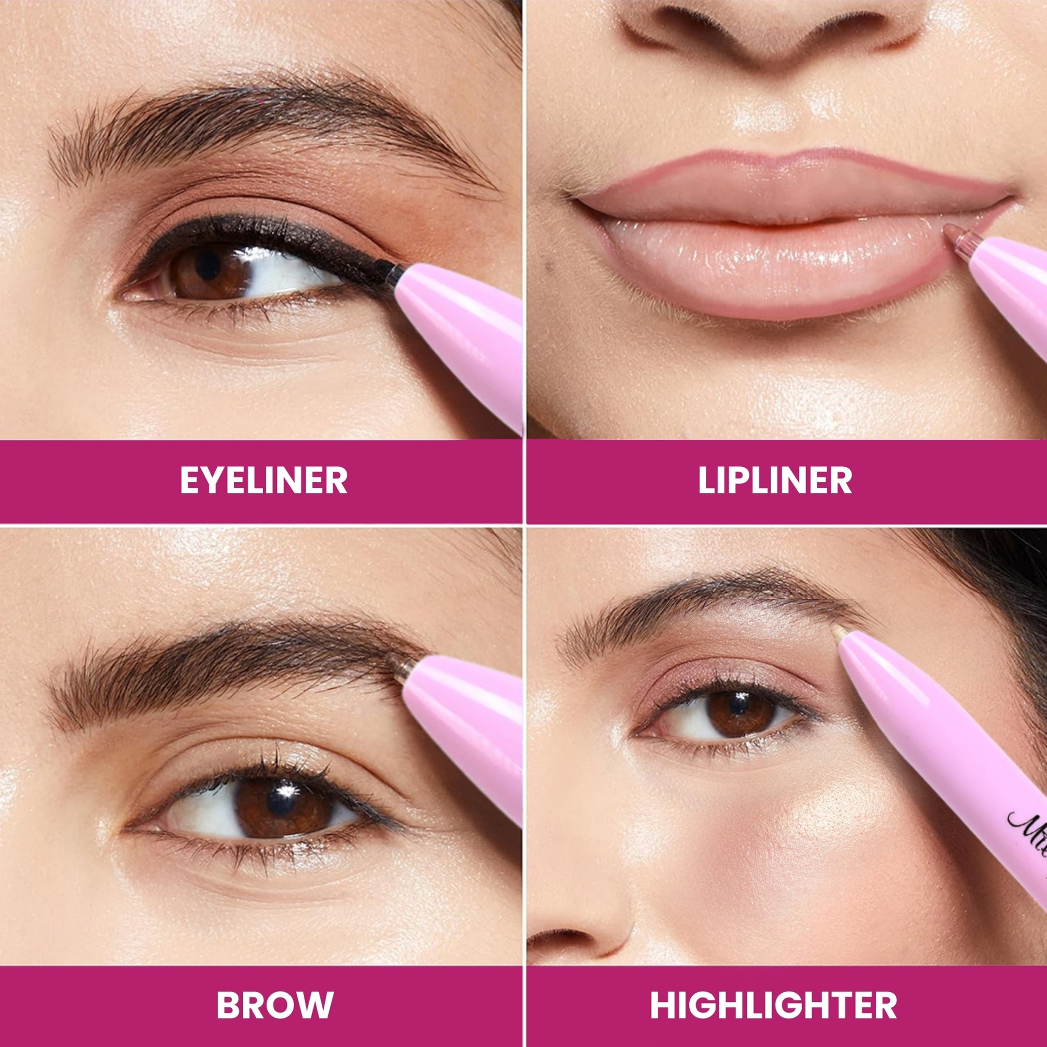 On The Go 4 in 1 Makeup Pen - Shop authentic Indian Beauty by Milagro Beauty