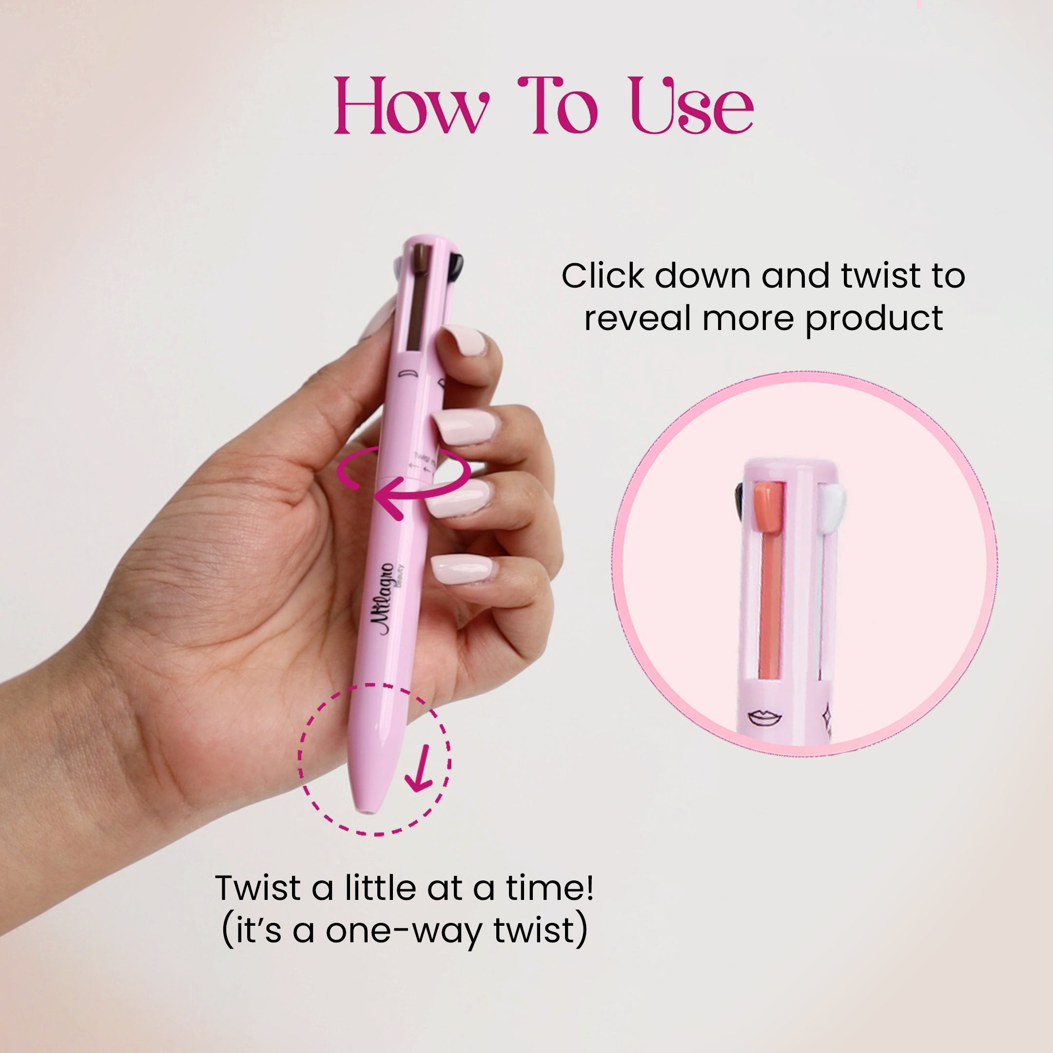 On The Go 4 in 1 Makeup Pen - Shop authentic Indian Beauty by Milagro Beauty