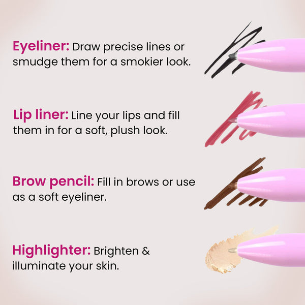 On The Go 4 in 1 Makeup Pen - Shop authentic Indian Beauty by Milagro Beauty