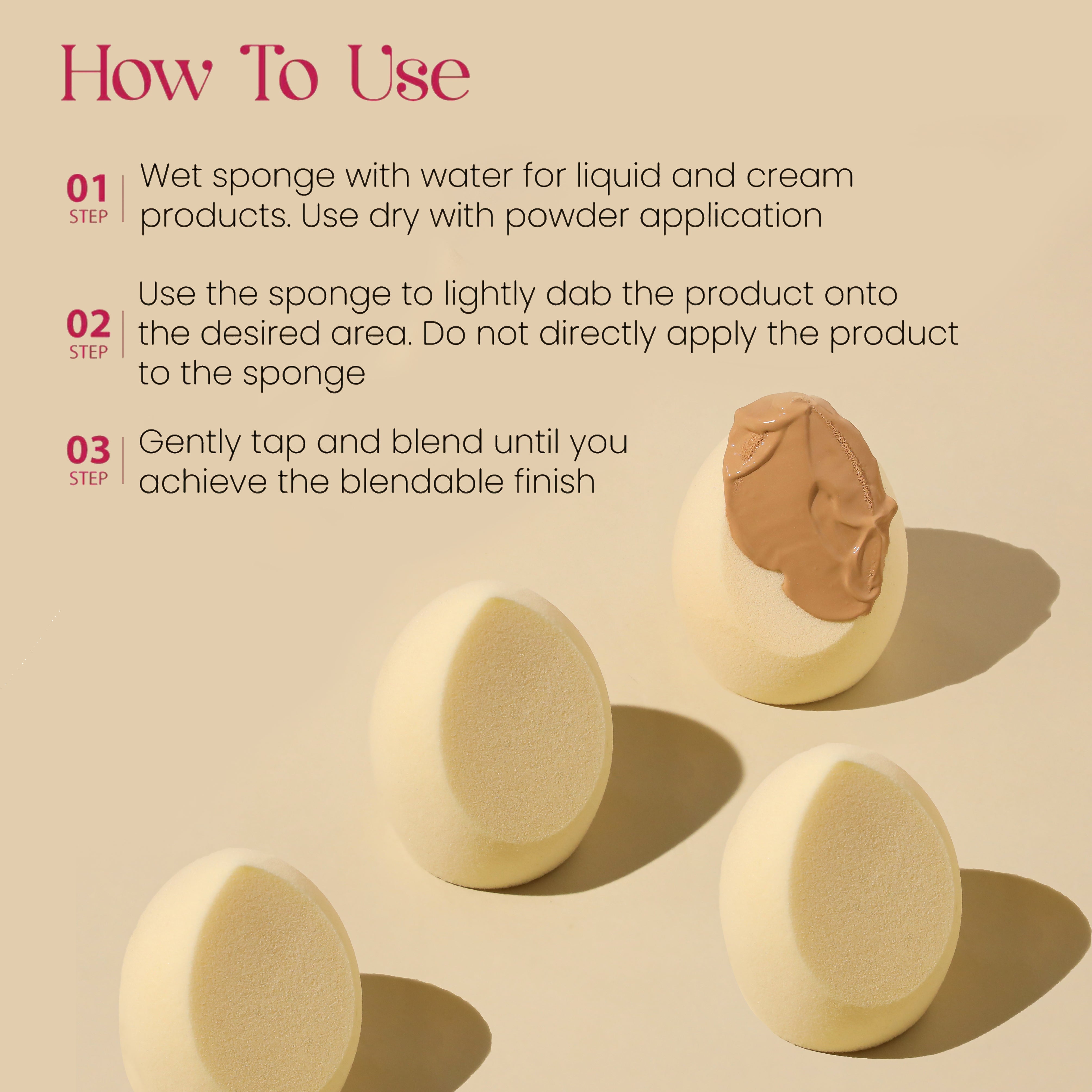 Cotton Sponge - Shop authentic Indian Beauty by Milagro Beauty