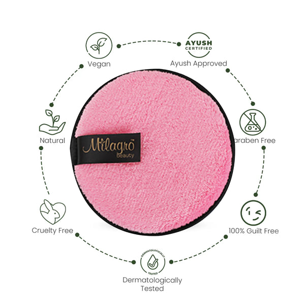 Makeup Remover Pad Pro (Single Pack) - Shop authentic Indian Beauty by Milagro Beauty