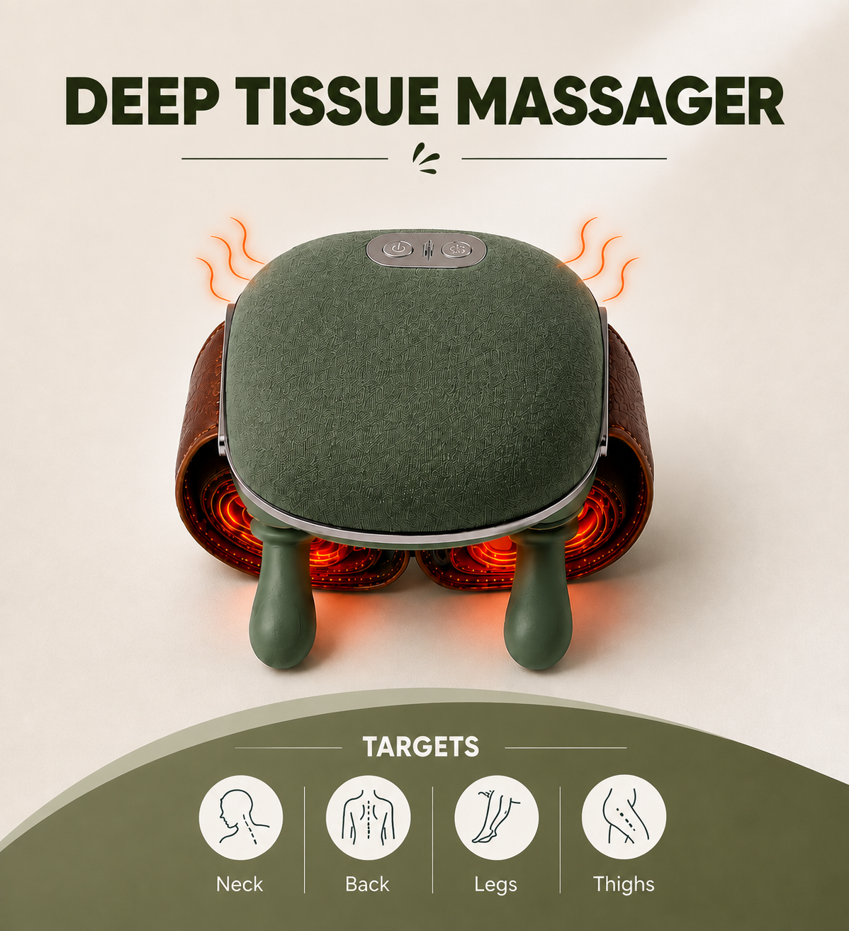 Deep Tissue Back and Neck Heat Massager
