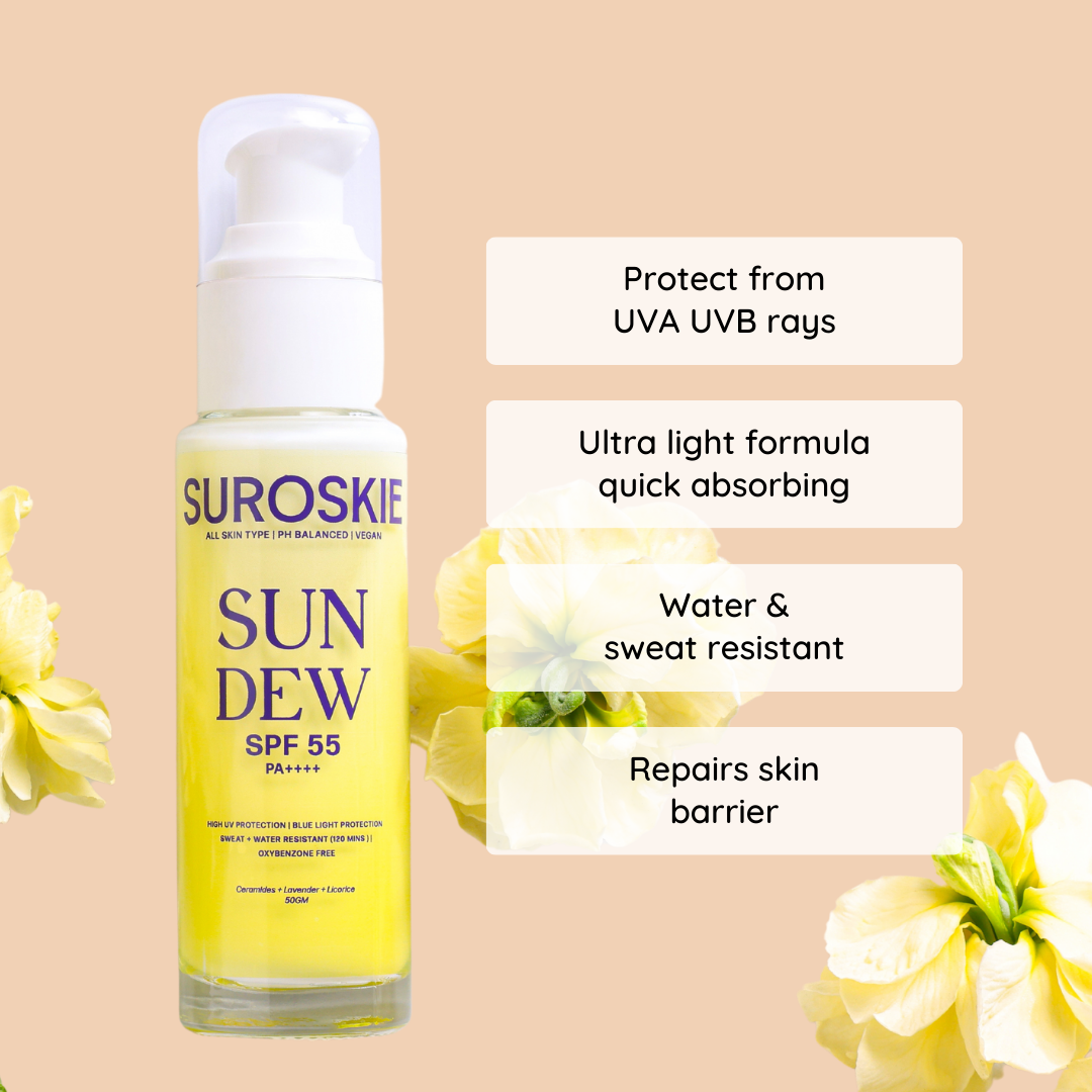 Pack Of 3 ~ Sun Dew - Spf 55 Pa++++ Sunscreen