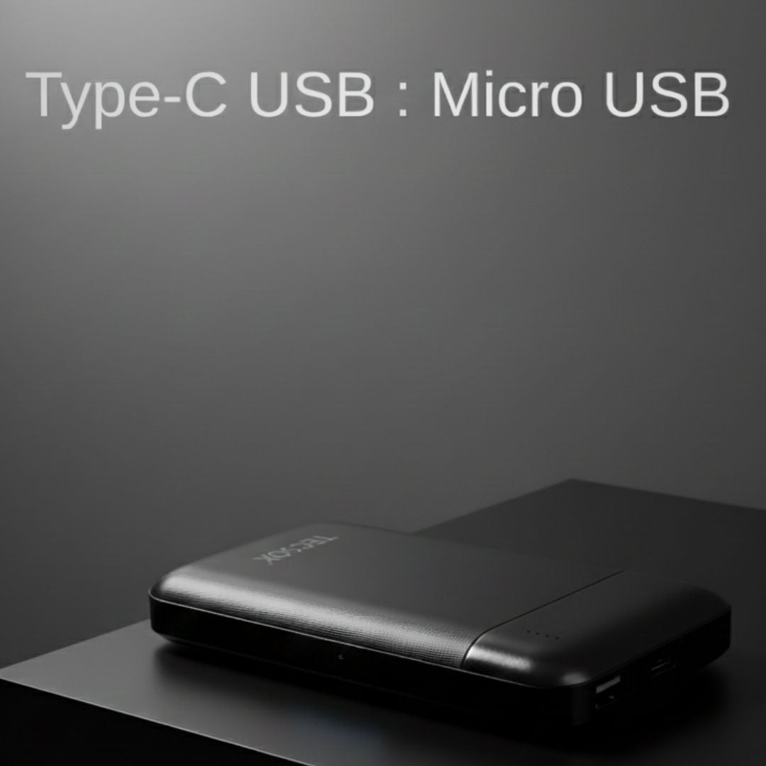 TecSox 10000 mAh Power Bank | 25W