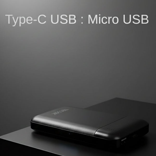 TecSox 10000 mAh Power Bank | 25W