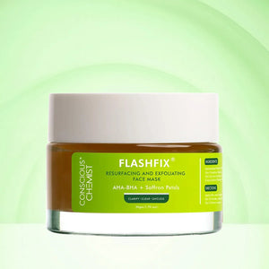 Flashfix Exfoliating & De-Tan Face Mask | 50 ml | Slashed