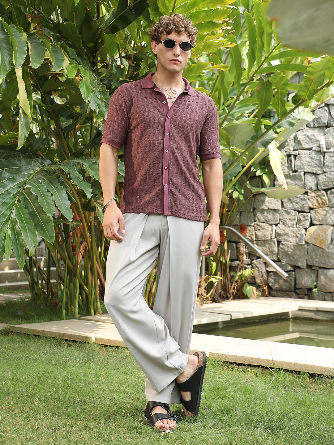 Buy Swirl-Knit Polo Shirt in India at Best Price - Zop by Shiprocket