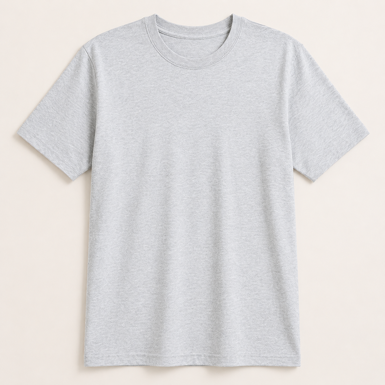 Men's Classic Cotton T-Shirt | 100% Cotton | 135 GSM Lightweight Fabric | Regular Fit | Soft & Breathable Everyday Wear