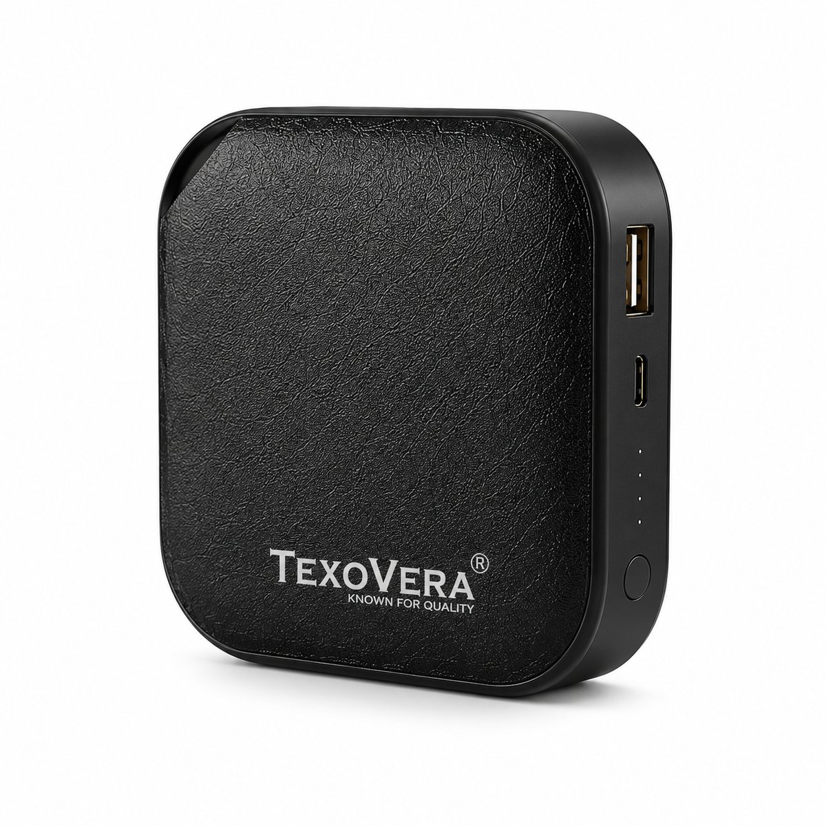 10000mAh Compact Power Bank Black