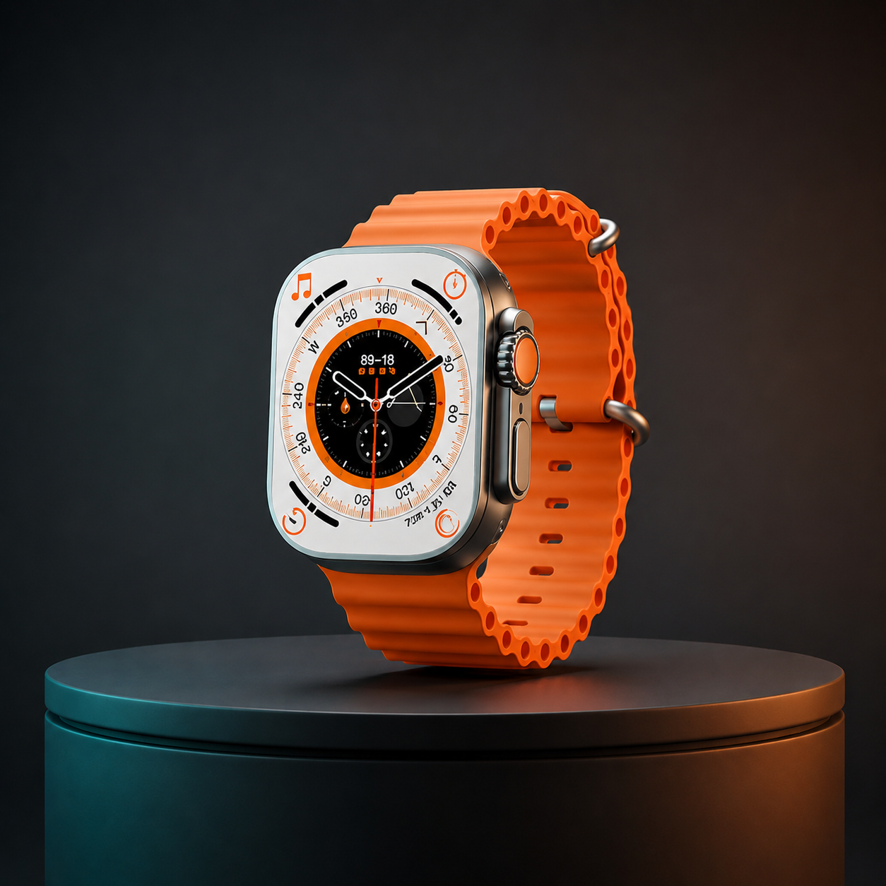 T-800 Ultra Smart Watch for Men & Women | Full Touch HD Display | Heart Rate & SpO₂ Monitor | Sports Mode | Wireless Charging | Smart Notifications | Android & iOS Compatible