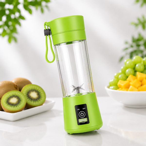 Multi Blade Mini Juicer & Smoothie Maker – 380ML USB Rechargeable | Shakes, Juice & Protein | Lightweight for Travel | Assorted Colours