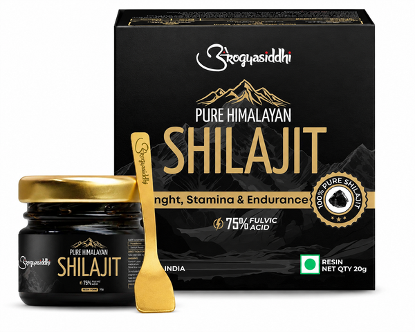 20gm - Pure Himalayan Shilajit Resin | High Concentration Fulvic Acid - 75% | Lab Tested Quality Guaranteed | High Potency Natural Energy & Immune Support