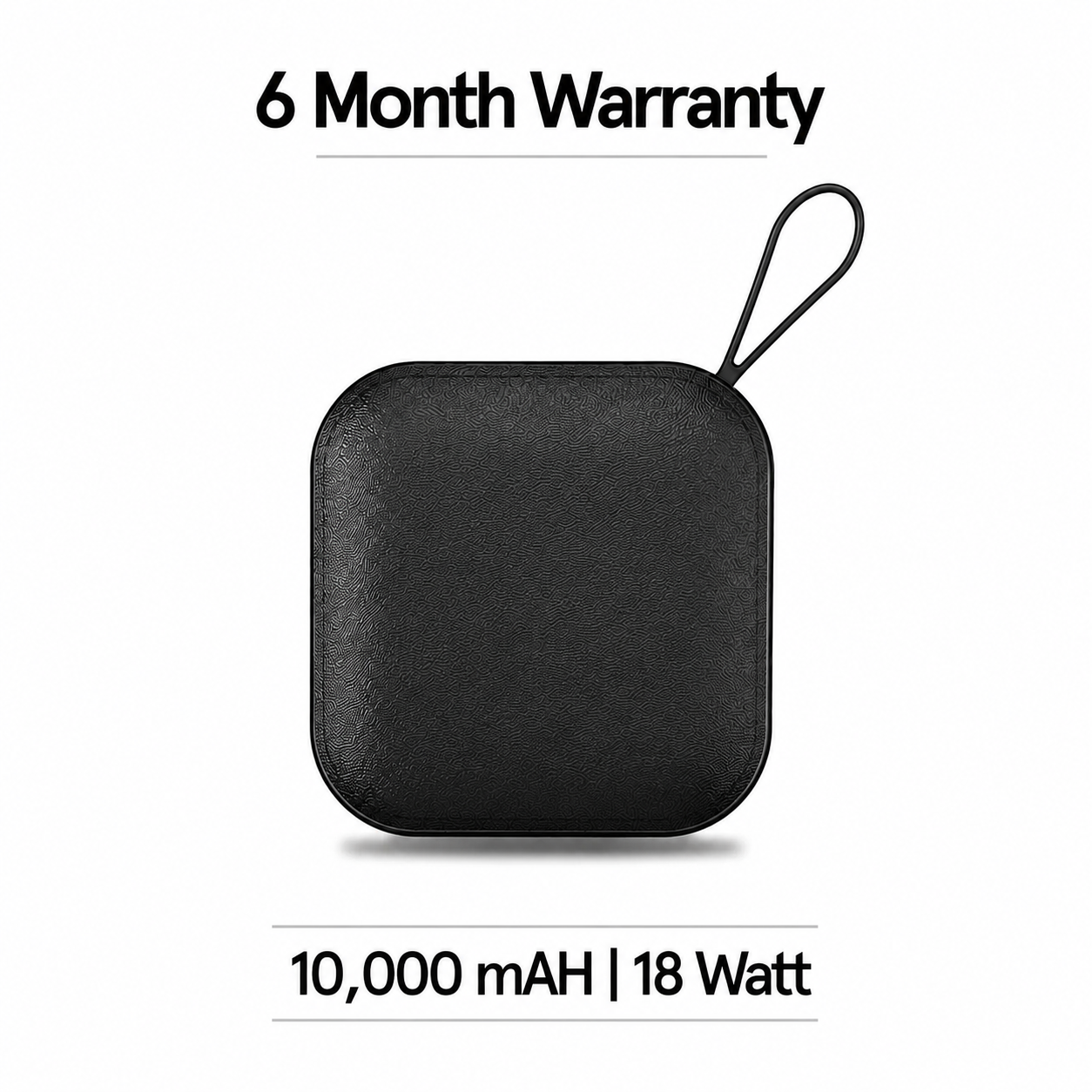 Amytel Mini Power Bank 10000mAh | 15W Fast Charging | Compact Portable Pocket Size Power Bank | Android & iOS  Compatible | 6 Months Warranty