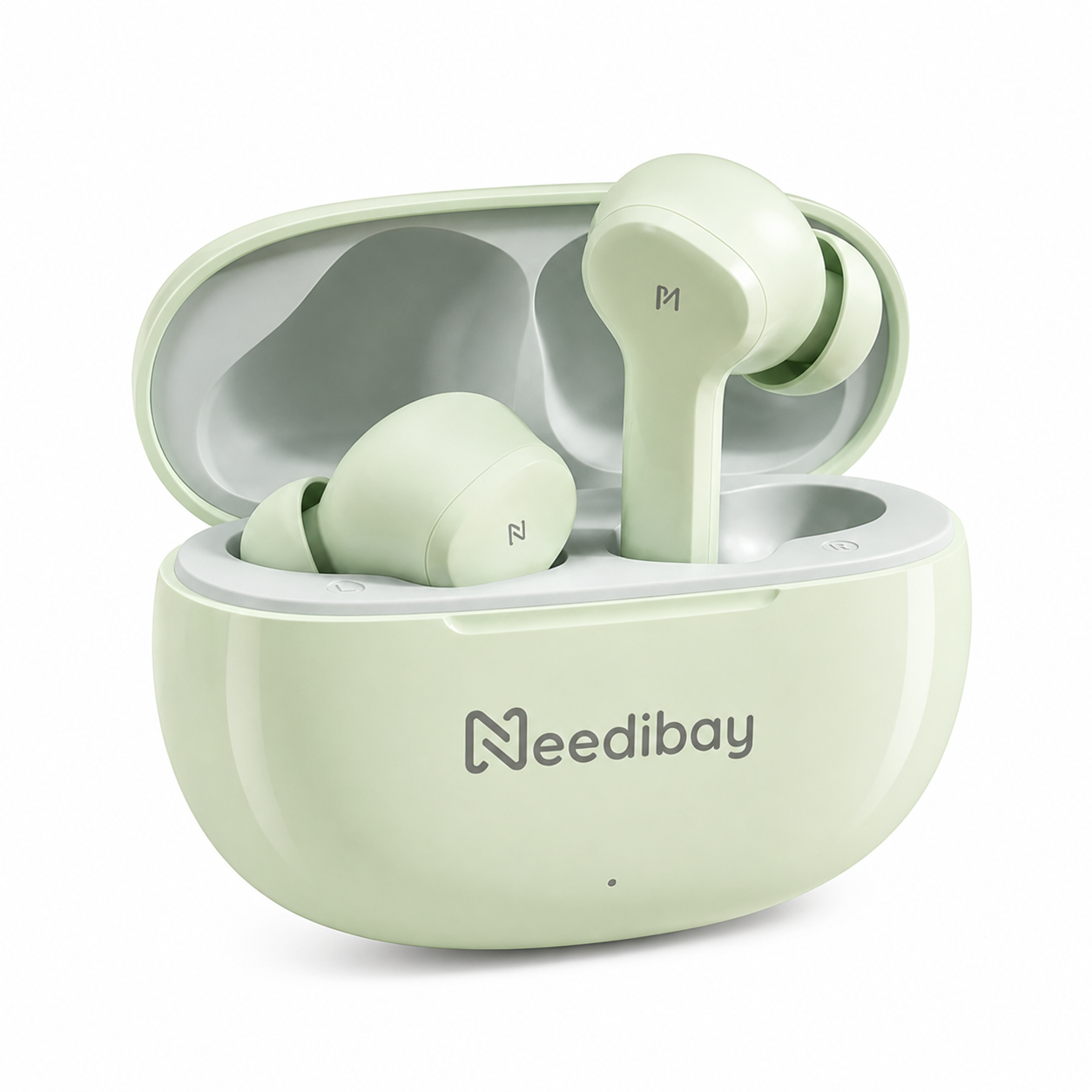 Needibay Wireless Earbuds | Hi-Resolution Sound, 48 Hours Playtime, Bluetooth 5.3, Noise Reduction, Lightweight & Sweatproof