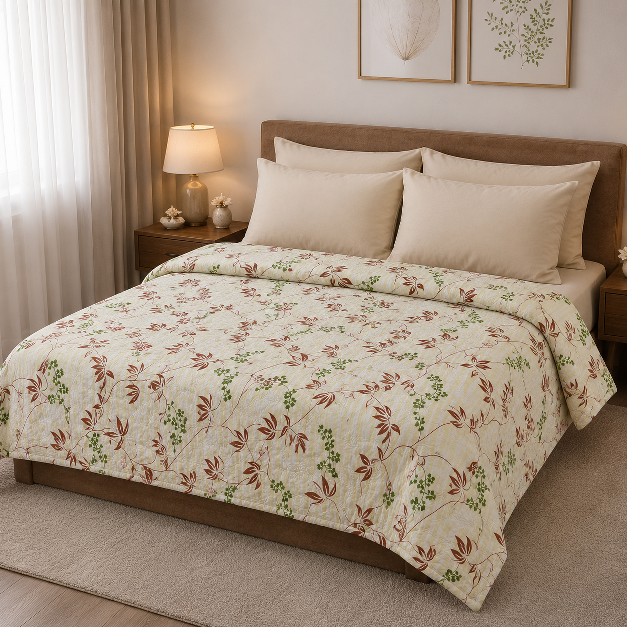 CloudX AC Comforter | 68×88 Inch Double Bed Quilt | Supersonic | 1050Gms Ultra Soft Microfiber | Lightweight All-Season Blanket for AC Rooms | Reversible Comforter