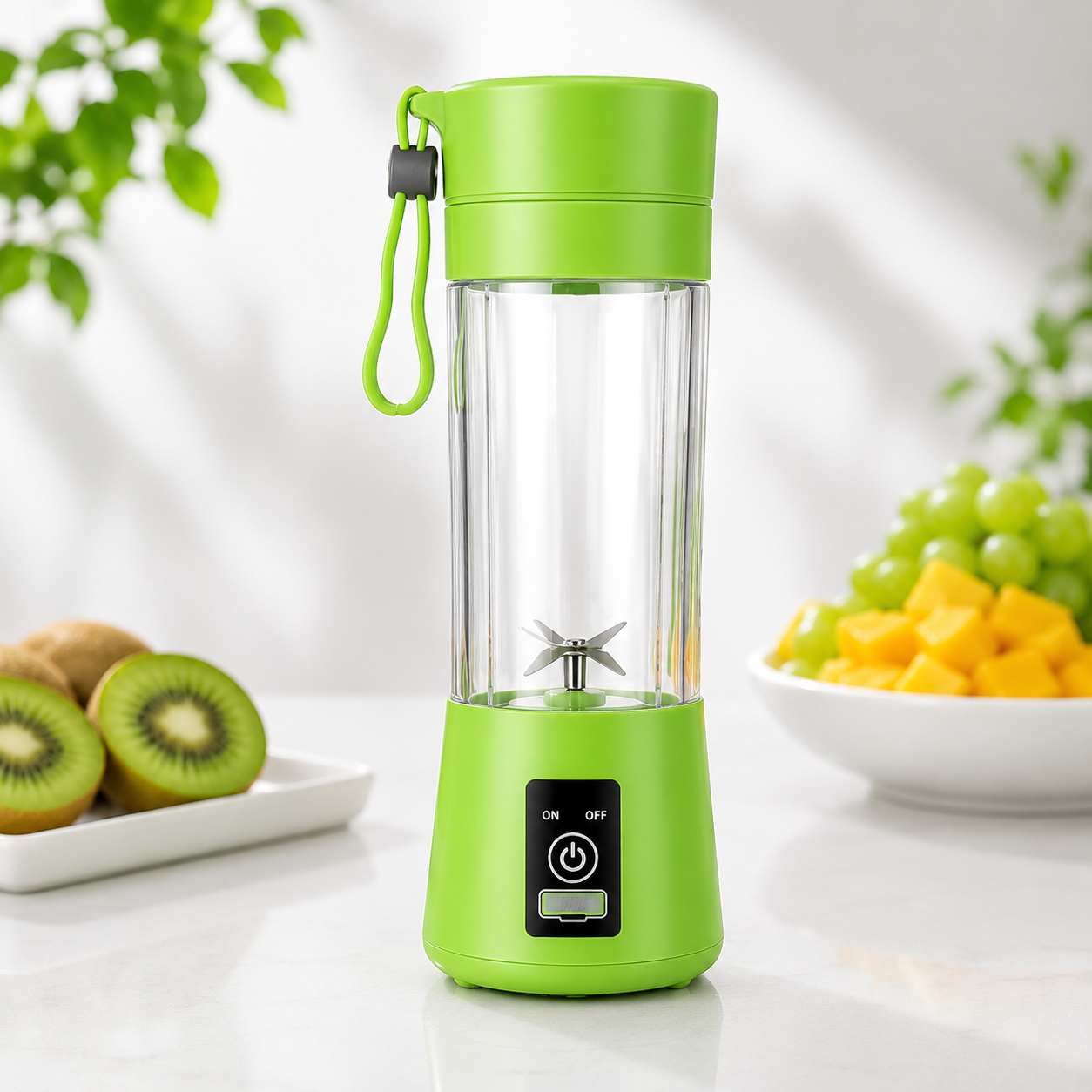 Multi Blade Mini Juicer & Smoothie Maker – 380ML USB Rechargeable | Shakes, Juice & Protein | Lightweight for Travel | Assorted Colours