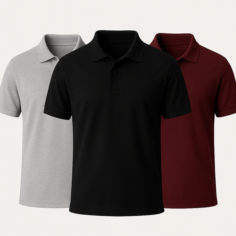 Pack of 3 - Men's Polo T-Shirt
