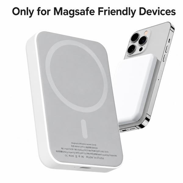 MagFuelX | Magnetic Wireless Power Bank | Portable | Travel & Pocket Friendly