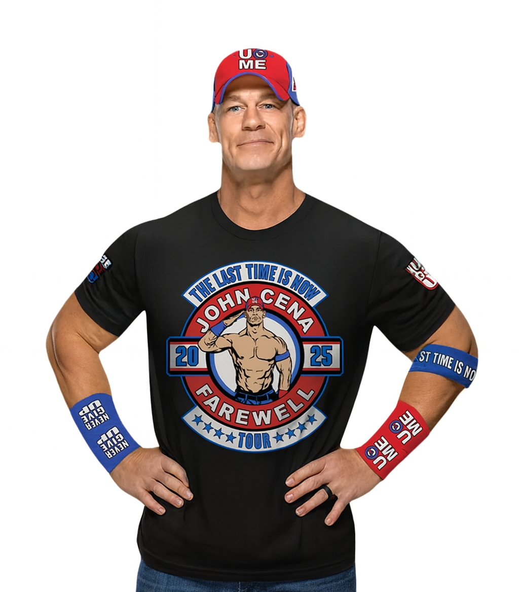 John Cena Retirement Black Tshirt