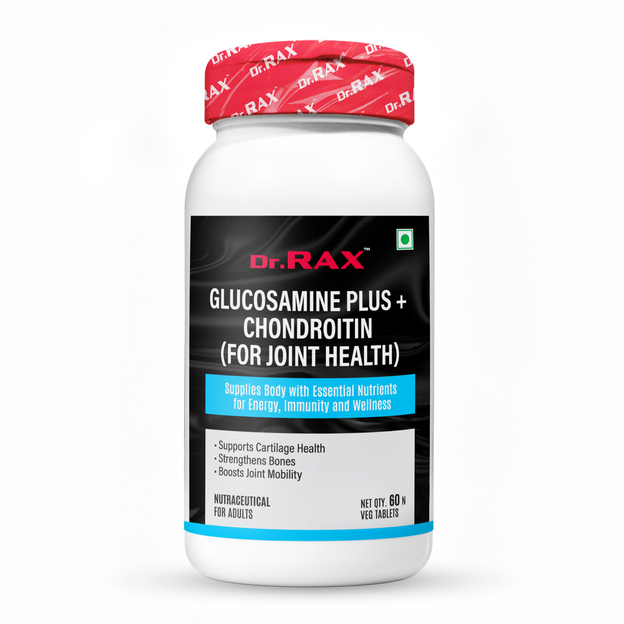 Buy Dr. Rax Glucosamine Plus Chondroitin (for Joint Health) Veg Tablet ...