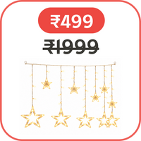 Star LED Curtain String Lights