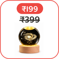 Galaxy Crystal Ball with LED