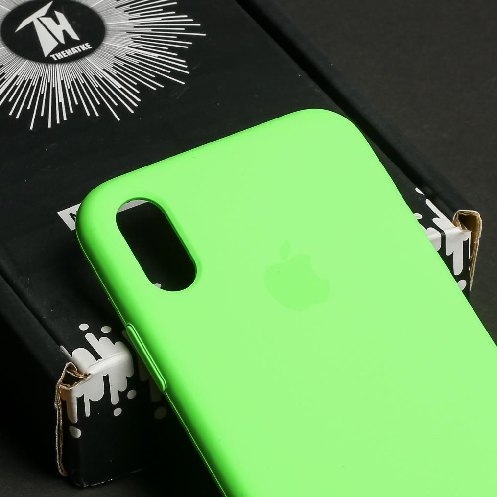 Buy Neon Green Original Silicone Case For Apple Iphone X/Xs in