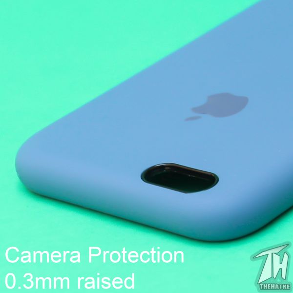 Buy Sky Blue Original Silicone Case For Apple Iphone 6/6S in India - Main Image