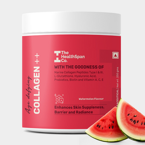 The Healthspan Co. Collagen++ | Hydrolyzed Collagen Type I and III | Korean Marine Collagen | For Skin, Hair, Nails